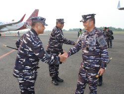 Lanal Lampung menerima Kunjungan Kerja Pangkoarmada RI