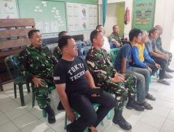 Jalin Kebersamaan , kodim 0410/KBL Nobar Piala dunia