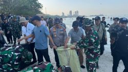 Polda Lampung Turun Bersihkan Pantai dan Laut, Gerakan Radin Inten Asri Gaungkan Kepedulian Lingkungan