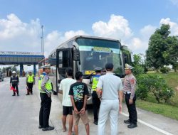 Ditlantas Polda Lampung Intensifkan Ramp Check Bus Selama Libur Sekolah, Pastikan Kendaraan Laik Jalan