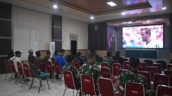 Korem 043/Gata Jadikan Nobar Piala Dunia 2026 Ajang Silaturahmi Dengan Masyarakat