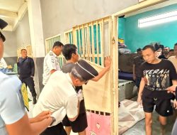 Razia dan Tes Urine di Blok Pesagi, Rutan Bandar Lampung Tegaskan Komitmen Berantas Narkoba