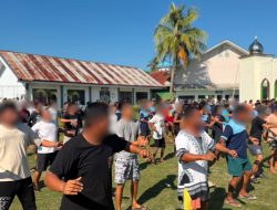 JAGA KEBUGARAN, LAPAS AMPANA GELAR SENAM JUM AT PAGI