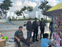 Jaga Kondusivitas Wilayah, Detasemen Gegana Satbrimobda Lampung Gelar Patroli Dialogis