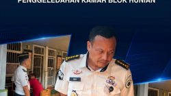 Awali Pekan dengan Deteksi Dini, Ketua Satopspatnal Pimpin Penggeledahan Kamar Blok Hunian