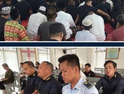 Kokohkan Jiwa dan Integritas Petugas, Lembaga Pemasyarakatan Kelas 1 Bandar Lampung Gelar Pembinaan Mental Lintas Agama Serentak