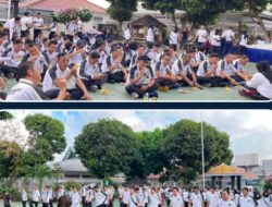 Tingkatkan Kebugaran Fisik dan Jiwa Korsa, Kepala Lembaga Pemasyarakatan Kelas 1 Bandar Lampung Pimpin Pembinaan Jasmani Rutin