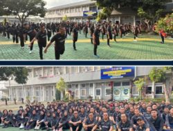 Jaga Kebugaran Fisik dan Produktivitas Kerja, Kepala Lembaga Pemasyarakatan Kelas 1 Bandar Lampung Pimpin Pembinaan Jasmani Pegawai