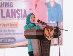 Canangkan Desa TAPIS dan Luncurkan Sekolah Lansia di Kampung Rukti Endah, Ketua TP PKK Lampung Dorong Pembangunan SDM Dimulai dari Desa
