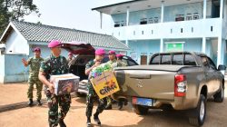 WUJUD KEPEDULIAN DAN KASIH SAYANG  PRAJURIT YONIF 7 MARINIR UNTUK ANAK-ANAK PONDOK PESANTREN NURUL HUDA