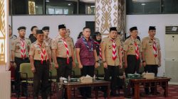 Wagub Jihan Kukuhkan Pengurus Mabigus dan Pembina Gudep UIN Raden Intan, Dorong Pramuka Perkuat Karakter Generasi Muda