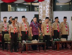 Wagub Jihan Kukuhkan Pengurus Mabigus dan Pembina Gudep UIN Raden Intan, Dorong Pramuka Perkuat Karakter Generasi Muda