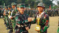 Danrem 043/Gatam Hadiri Penutupan Lomba Binsat HUT Ke-1 Kodam XXI/Radin Inten Tahun 2026