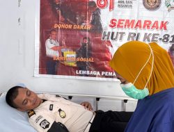 LAPAS AMPANA MELAKSANAKAN DONOR DARAH SEBAGAI WUJUD KEPEDULIAN SOSIAL DAN SEMANGAT BERBAGI BAGI SESAMA