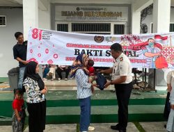Semarak HUT RI ke-81, Rutan Bandar Lampung Gelar Bakti Sosial dan Pemeriksaan Kesehatan Gratis