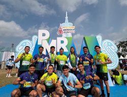 Semangat Satu Langkah, Sejuta Perubahan, Petugas Lapas Muara Tebo Ramaikan Presisi Merdeka Run 2026
