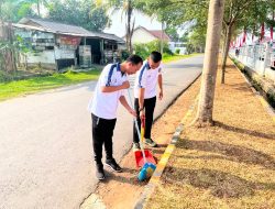 Semarak HUT ke-81 RI, Rutan Kelas I Bandar Lampung Gelar Aksi Bersih-Bersih Lingkungan