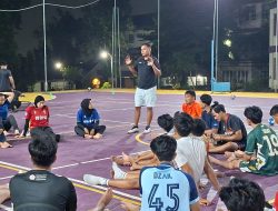 Atlet Bola Tangan Lampung Latihan Perdana
