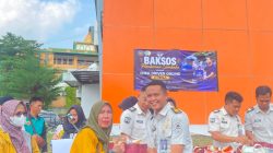 Semarak HUT ke-81 RI, Rutan Bandar Lampung Ikuti Kegiatan Pembagian Bantuan Sosial kepada OJESA Bandar Lampung
