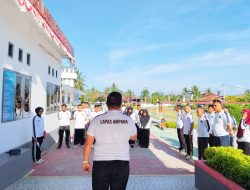 KPLP Pimpin Apel Pagi, Tekankan Sinergi dan Kesiapan Lapas Ampana Sambut HUT RI ke-81