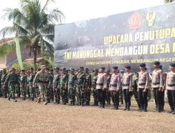 Danrem 043/Gatam Hadiri Penutupan TMMD ke-129 Kodim 0412/LU