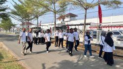Bina Jasmani, Rutan Kelas I Bandar Lampung Jaga Kebugaran dan Semangat Kerja Pegawai