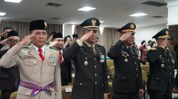 Kasrem 043/Gatam Hadiri Pengukuhan Paskibraka Provinsi Lampung 2026