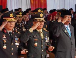 Danrem 043/Gatam Hadiri Upacara HUT Ke-81 RI Tingkat Provinsi Lampung, Teguhkan Komitmen TNI untuk Indonesia Berdaulat, Adil, dan Makmur