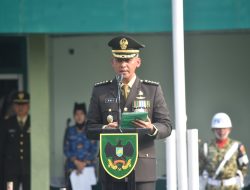 Korem 043/Gatam , Khidmat Upacara HUT Ke-81 RI, Teguhkan Semangat “Indonesia Berdaulat, Adil, dan Makmur”