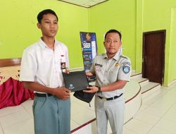 Jasa Raharja Cabang Kotabumi Edukasi Pelajar SMK 2 Kotabumi tentang Keselamatan Lalu Lintas