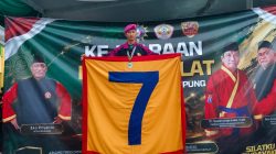 Tunjukan ketangguhan, Prajurit Yonif 7 Marinir Juarai Kejuaraan Pencak Silat PDM Kota Bandarlampung