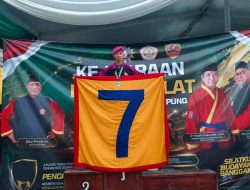 Tunjukan ketangguhan, Prajurit Yonif 7 Marinir Juarai Kejuaraan Pencak Silat PDM Kota Bandarlampung