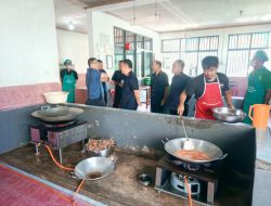 PASTIKAN LAYANAN DAPUR OPTIMAL, KABAG TUM KANWIL DITJENPAS SULTENG MONITORING DAPUR LAPAS AMPANA