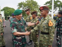 Danrem 043/Gatam Terima Taruna Akademi TNI dan Akpol dalam Kegiatan Integratif Bhakti Sekolah Rakyat Tahun 2026