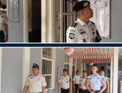 Jaga Kondusivitas Tempat Pembinaan, Kepala Kesatuan Pengamanan Lembaga Pemasyarakatan Kelas 1 Bandar Lampung Pimpin Penggeledahan Kamar dan Deteksi Dini