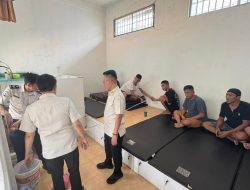 Tinjau Standarisasi Kamar Hunian, Perwakilan Kanwil Ditjenpas Lampung Sambangi Blok Hunian Rutan Bandar Lampung