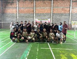 Jaga Kebugaran dan Kebersamaan, Lapas Muara Tebo Gelar Olahraga Badminton Rutin Bersama