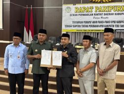 Perkuat Koordinasi Pemerintahan, Lapas Muara Tebo Ikuti Rapat Paripurna DPRD Kabupaten Tebo