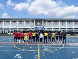 Pererat Sinergi, Rutan dan Lapas Kelas I Bandar Lampung Gelar Pembinaan Jasmani Bersama
