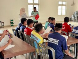 Tingkatkan Akses Pendidikan, Rutan Bandar Lampung Gelar Mid Semester Kejar Paket A, B, dan C via Zoom