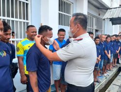 Rutan Bandar Lampung Bagikan APD kepada Warga Binaan, Antisipasi Dampak Abu Vulkanik Erupsi Gunung Anak Krakatau