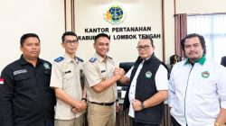Ketua DPW Persadin NTB Lukman Aprizal, SH., Bersama Ketua DPC Lombok Tengah Ahmad Subandi Idris, SH. dan Jajaran Silaturahmi ke Kantor BPN Kabupaten Lombok Tengah