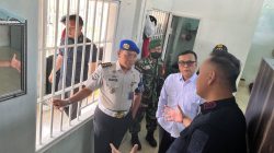 Razia Gabungan, Rutan Kelas I Bandar Lampung Perkuat Sinergi Cegah Gangguan Keamanan