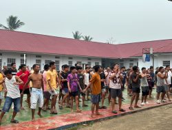 Bugar Raganya, Kuat Semangatnya, Warga Binaan Lapas Muara Tebo Ikuti Senam Pagi Bersama