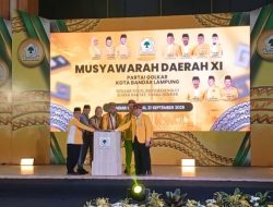 Musda XI Golkar Bandar Lampung Resmi Dibuka, Aprozi Alam Tekankan Program dan Target 2029
