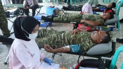 PEDULI MASYARAKAT DAN LINGKUNGAN, BRIGIF 4 MAR/BS MENGGELAR BAKTI SOSIAL, BAKTI KESEHATAN DAN PENANAMAN MANGROVE DALAM RANGKA MEMPERINGATI HUT KE-81 TNI