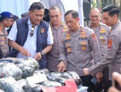 Ops Antik Krakatau 2026, Polda Lampung Ungkap 379 Kasus Narkoba dan Sita 85,9 Kilogram Sabu