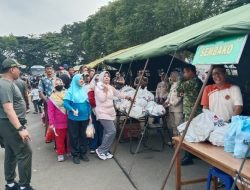 Sambut HUT ke-81 TNI, Kodim 0410/KBL Gelar Bakti Kesehatan Terpadu di Lapangan Saburai