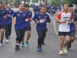 Fun Run HUT ke-81 TNI Semarak di Bandar Lampung