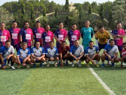 Matagkan Taktik Jelang Porwanas, Tim Futsal Uji Coba Lawan SSB Bhayangkara